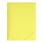 Папка на резинке А4, 500 мкм, Calligrata "Neon", корешок 30 мм, неоновая, жёлтая - фото 7131652