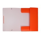 Папка на резинке А4, 500 мкм, Calligrata "Neon", корешок 30 мм, неоновая, красный апельсин - Фото 4