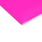 Папка на резинке А4, 500 мкм, Calligrata "Neon", корешок 30 мм, неоновая, розовая - фото 9881638