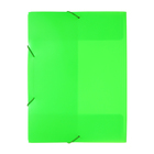 Папка на резинке А4, 500 мкм, Calligrata "Neon", корешок 30 мм, неоновая, салатовая - Фото 8