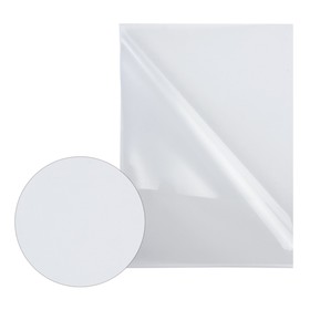 Папка-уголок А4, 100 мкм, Calligrata, эконом, прозрачная, бесцветная