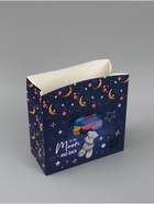 Пакет - коробка подарочный «До луны и обратно», 28×20×13 см - Фото 6