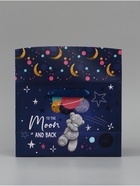 Пакет - коробка подарочный «Вселенная», 28×20×13 см - Фото 7