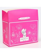 Пакет подарочный-коробка, 28 х 20 х 13 см «Present For You», упаковка, Me To You 7412339 - фото 16919106