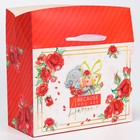 Пакет - коробка подарочный «Потрясающая», 28×20×13 см - Фото 4