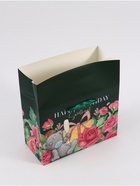 Пакет-коробка Happy Birthday, 28 × 20 × 13 см - Фото 2