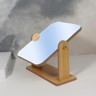 Зеркало настольное, прямоугольное, 22×24.5×9 см, (17×22 см), деревянное - Фото 4