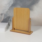 Зеркало настольное, прямоугольное, 22×24.5×9 см, (17×22 см), деревянное - Фото 5