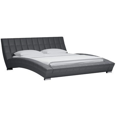 Кровать двуспальная «Оливия», с ортопедическим основанием, 1800×2000 мм, цвет марика/серый