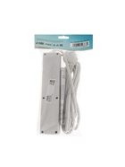 Удлинитель Luazon Lighting, 4 розетки, 3 м, 10 А, 1300 Вт, 3х0.75 мм2, с з/к, с выкл., - Фото 8