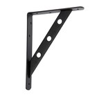 Кронштейн усиленный 200х150 полимер чёрный - фото 22469450