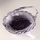 Набор корзин плетеных, 2 шт, 32x22x15x44 см, сиреневый - фото 24533175