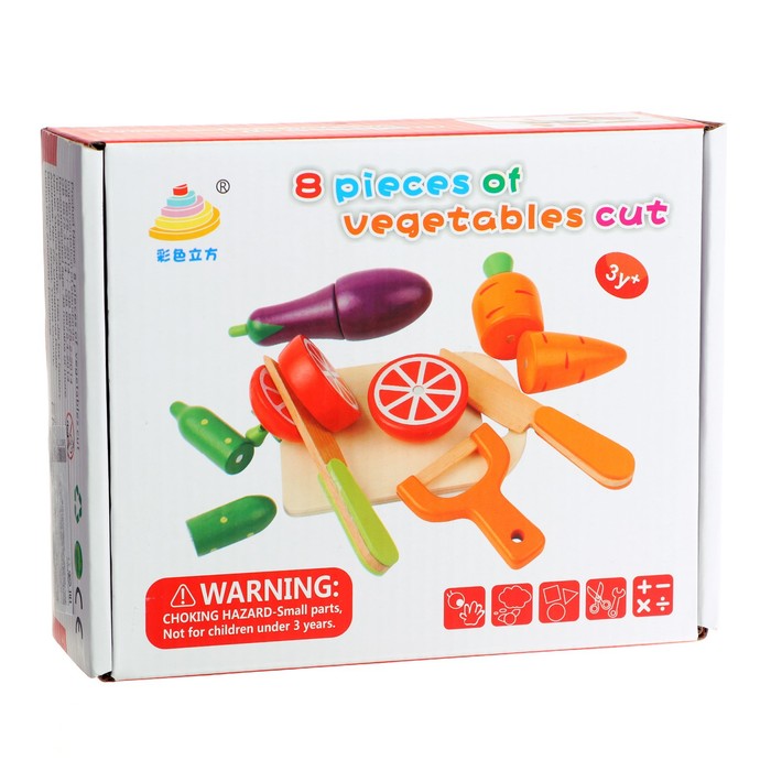 Детский набор овощей с ножом и чисткой 53193