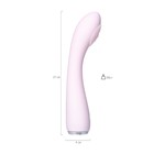 Вибратор Ррр Shio-Pro силиконовый, 21 см, цвет розовый - Фото 4
