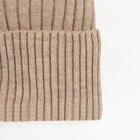 Шапка для девочки, цвет бежевый, размер 48-52 - фото 53930278