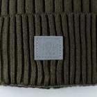 Шапка детская, цвет хаки, размер 48-52 - фото 36743967