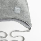 Шапка детская, цвет серый, размер 50-54 - фото 21515780