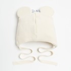 Шапка для девочки, цвет молочный, размер 46-50 7691706