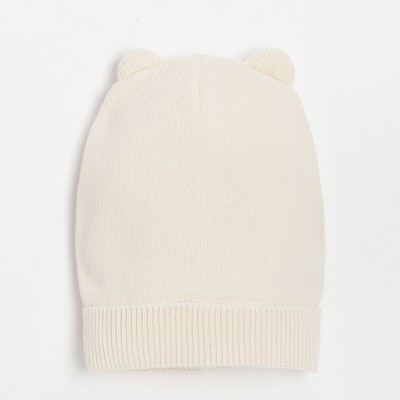 Шапка детская, размер 46-50, молочная