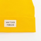 Шапка детская, цвет горчица, размер 54-58 - фото 50958743