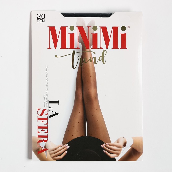 

Колготки женские MiNiMi La sfera 20 den (в горошек), цвет nero (чёрный), размер 5