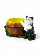 Декоративное кашпо для цветов «Котёнок с бочкой», 500 мл, 23×14×15 см, гипс - Фото 4