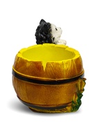 Декоративное кашпо для цветов «Котёнок с бочкой», 500 мл, 23×14×15 см, гипс - Фото 7