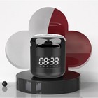 Часы - будильник электронные настольные: колонка, bluetooth, tf-карта, 7.6 х 8.8 см, USB - фото 6559036