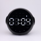 Часы - будильник электронные настольные: колонка, bluetooth, tf-карта, 8 х 8.5 см, USB - фото 6559047