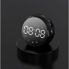 Часы - будильник электронные настольные: колонка, bluetooth, tf-карта, 8 х 8.5 см, USB - фото 6559046