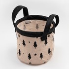 Корзинка текстильная «Этель» Warm winte, 12×14 см - Фото 2