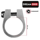 Хомут подседельный Dream Bike 25,4, цвет серебристый 7258172 - фото 9247882