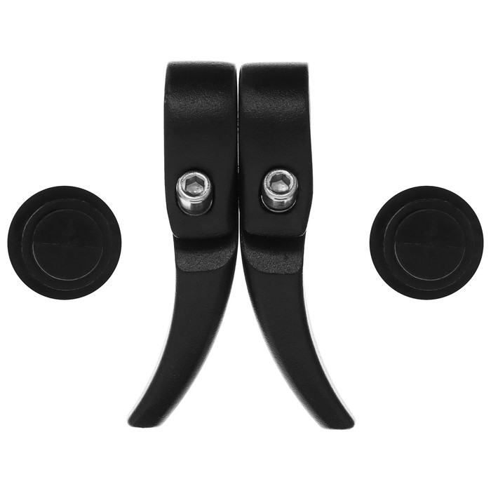 Рога на руль Dream Bike K-45, алюминий, чёрные - Фото 1