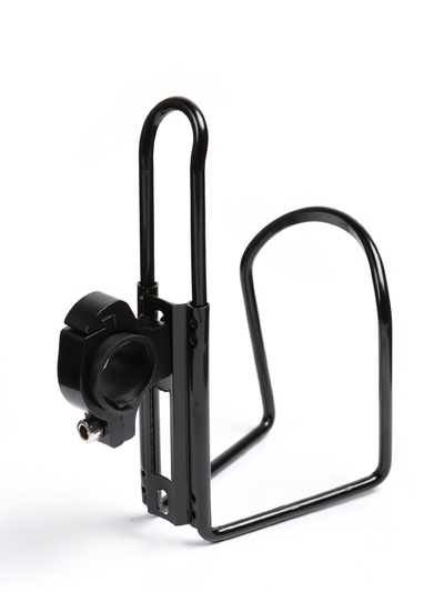 Флягодержатель T-18, алюминиевый, чёрный