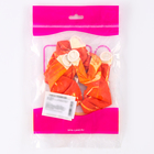 Шар латексный 12" «Агат оранжевый», набор 5 шт. - фото 23985233