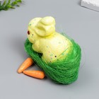Декор "Кролик - конфетти, в травке с морковками" набор 4 шт МИКС 13 см - Фото 2