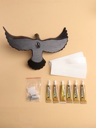 Набор настенный декор, панно TAKE IT EASY «Птички», 6 шт., чёрный, 14×23.5×6 см - Фото 5