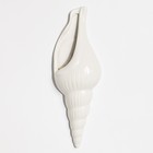 Декор настенный-ваза "Ракушка" 25  x 8.7 см, белый - Фото 3