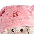 Мягкая игрушка "Зайка Ми" в розовой шапке с сердечком - Фото 3