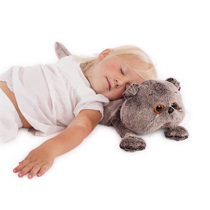 Мягкая игрушка-подушка «Кот», цвет серый, 40 см - фото 1884709289