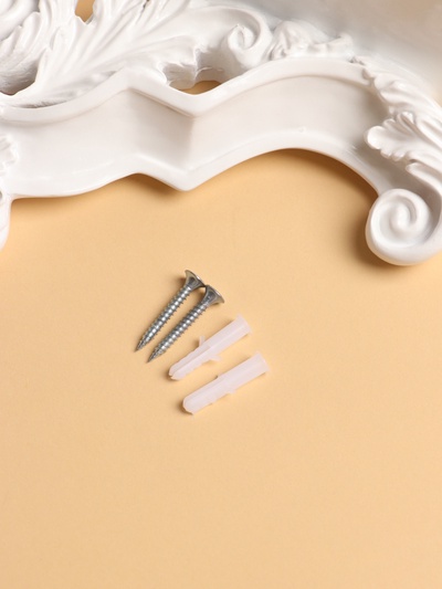 Декор настенный с полкой TAKE IT EASY «Ажурная», панно, 15.2×45.5 см, белая