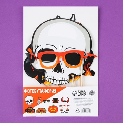 Фотобутафория на Хэллоуин Happy halloween, 10 предметов