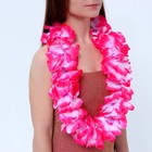 Гавайское ожерелье «Лепесточки», цвет розовый - фото 23985501