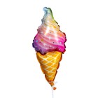 Шар фольгированный 13" «Искрящееся мороженое» с клапаном - Фото 1