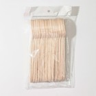 Ложка Доляна, 16 см, дерево, фасовка 50 шт. - Фото 3