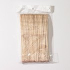 Нож одноразовый, 16 см, дерево, фасовка 50 шт. - Фото 3