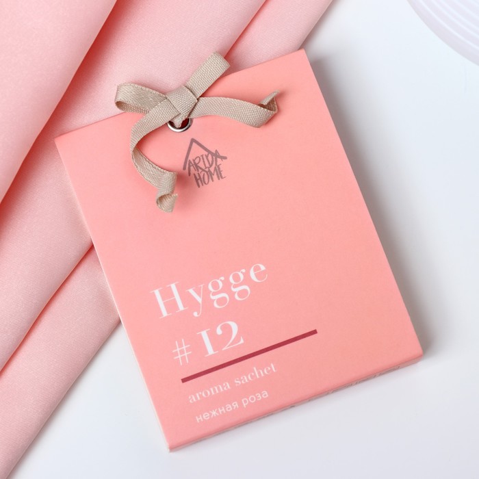 Саше "Hygge" ароматическое, 8х10 см, нежная роза - Фото 1