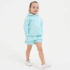 Костюм детский (толстовка, шорты) KAFTAN "Basic line", рост 110-116, цвет бирюзовый - Фото 5