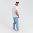 Футболка мужская MINAKU REGULAR FIT: цвет белый, р-р 56 - фото 21516901