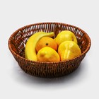 Корзинка для фруктов и хлеба «Огайо», d=25,5 см, круглая - фото 4658964